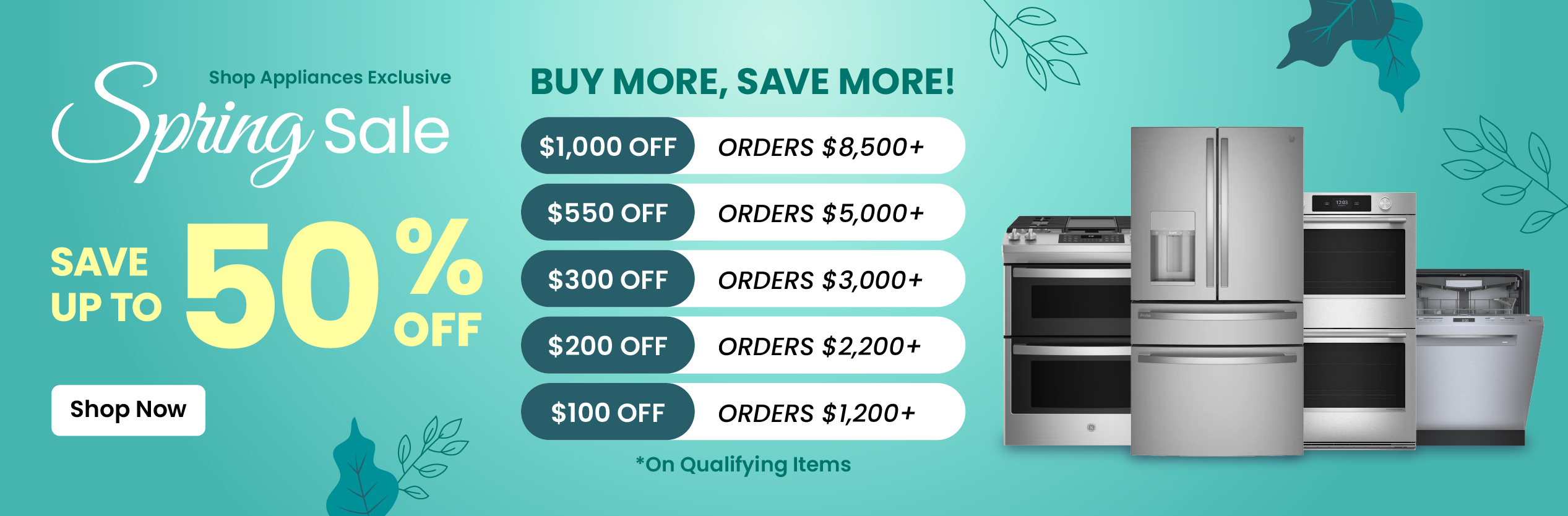 Spring Savings Sale - Buy More, Save More!