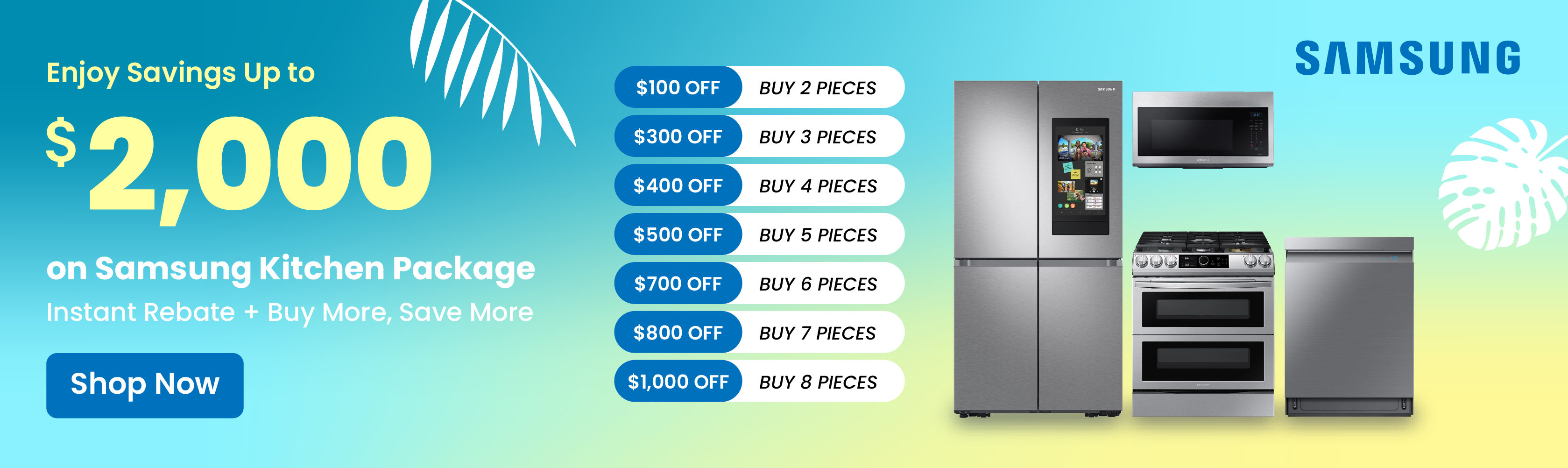 Samsung Kitchen Packages - Summer Upgrade Sale